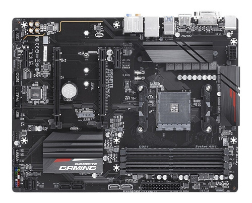 Motherboard Gigabyte B450 Gaming X Am4 Crossfire Rgb M.2 4k