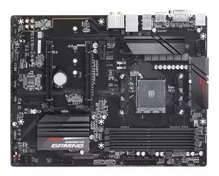 MOTHERBOARD GIGABYTE B450 GAMING X AM4 CROSSFIRE RGB M.2 4K