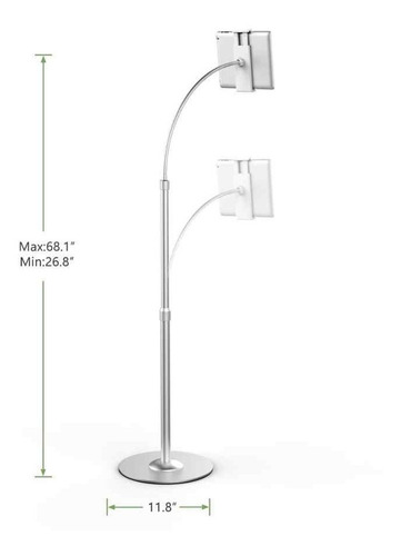 Base Soporte Tablet Celular Flexible Extensible Universal
