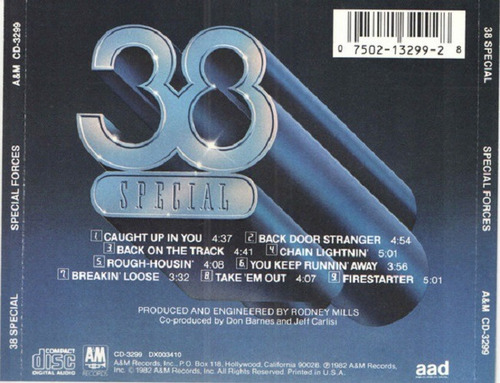 38 Special / Special Forces- Cd Album Importado