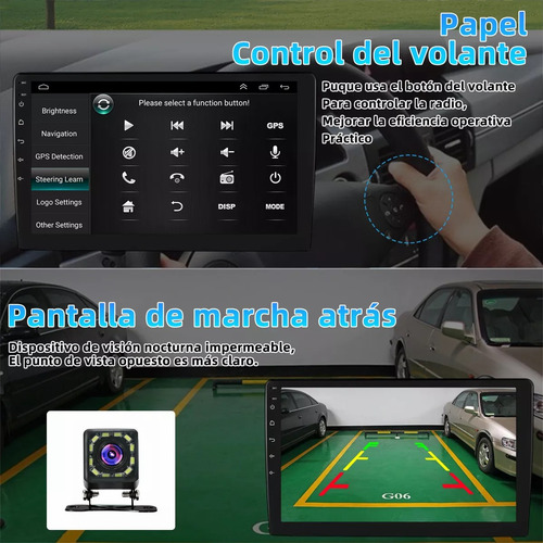 Autoestéreo Carsapro CarPlay 2+32g Para Jeep Wrangler 2011-2014 Auto Estéreo Pantalla Táctil Ips Android Cámara Mirror Link Wifi Bluetooth FM BT HD AUX TF USB pantallas para carro Negro