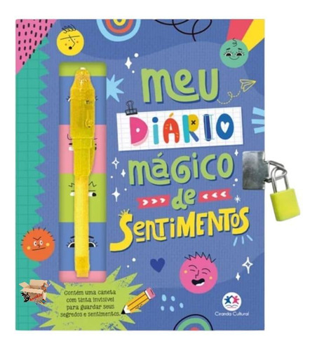 Livro Diário Mágico Com Caneta - Ciranda Cultural