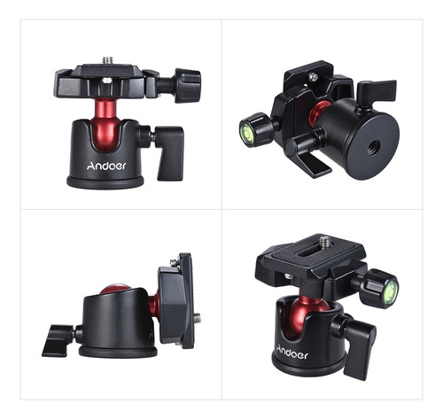 Imagen 3 de 6 de Adaptador De Cabeza Redonda Para Fotografía, Cámara De Pie,