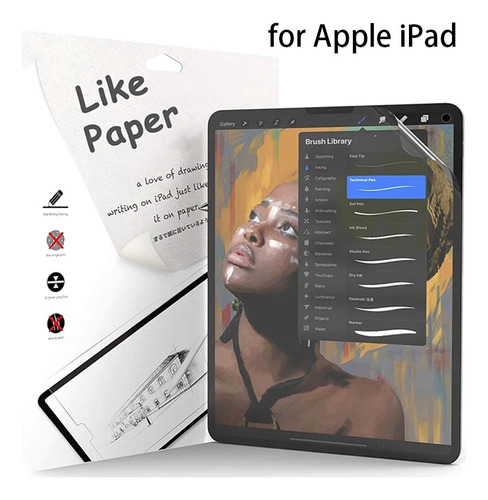 Protector De Pantalla Paperlike Mica Mate Para iPad