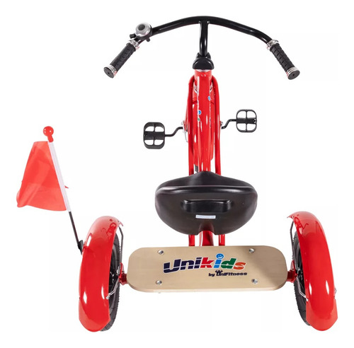 Triciclo Infantil Unifitness Color Rojo Unikids
