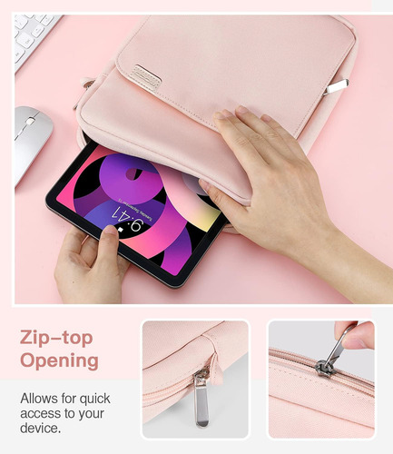 Funda Moko Para Portatil O Tableta De 12,9'', Color Rosa
