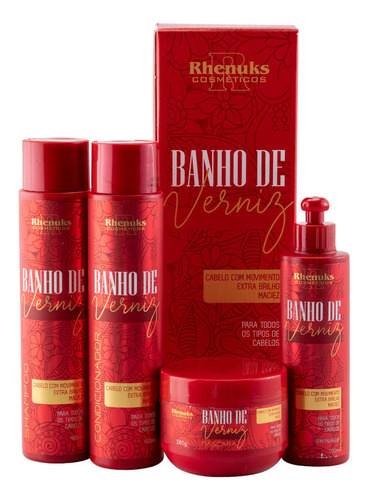 Imagem 1 de 1 de Kit Capilar Banho De Verniz