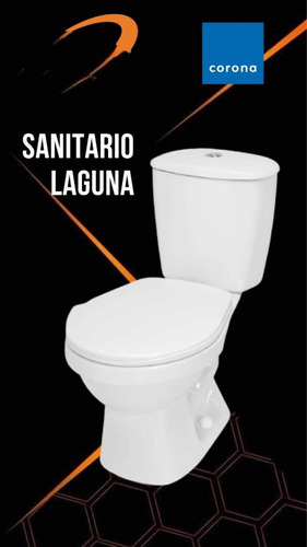 Wc Sanitario Poceta Corona Blanco Brillante Económico