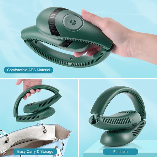 Kbh Mini Ventilador De Pescoço Com Ar Condicionado Pessoal