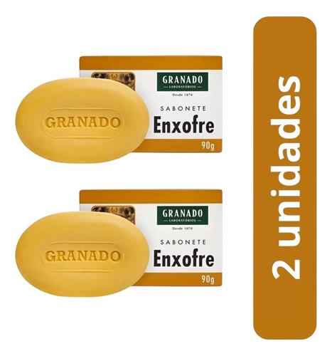 2 Sabonete Granado Enxofre Barra - 90g