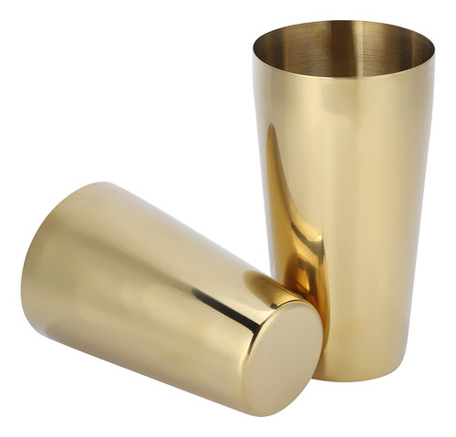 Conjunto De Garrafas De Aço Inoxidável Golden Cocktail Shake