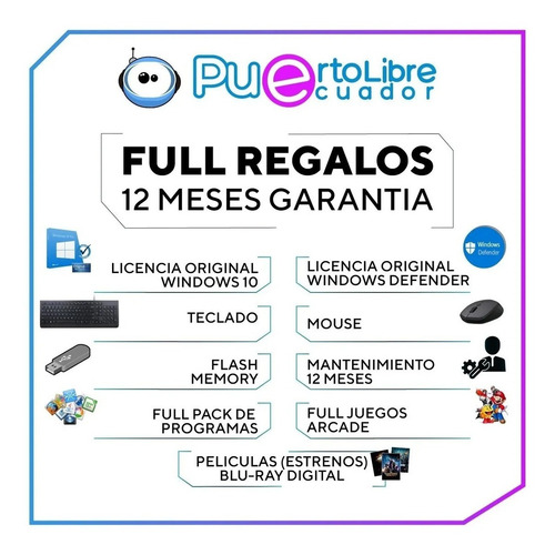 Potente Todo En Uno Lenovo Core I5 8gb 1tb + 256ssd + Touch