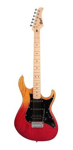 Imagen 1 de 2 de Guitarra eléctrica Cort G Series G200DX double-cutaway de fresno java sunset con diapasón de arce
