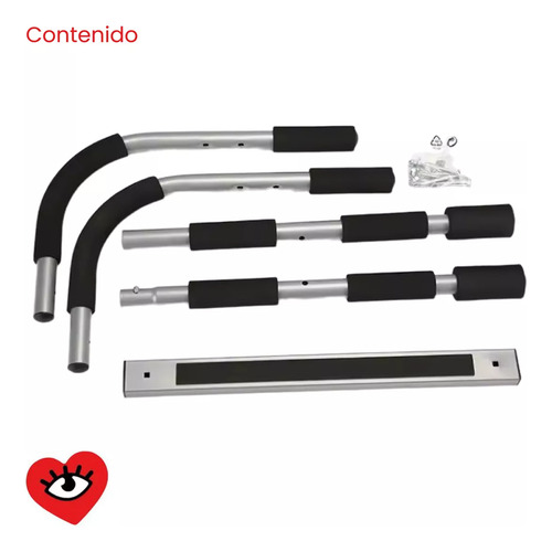 Barra Dominadas Marco Puerta Flexiones Abdominales Veoquiero
