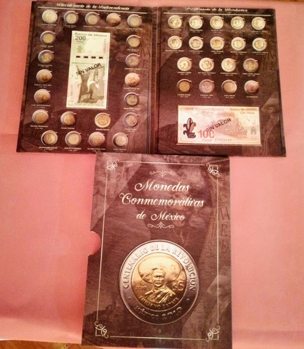 Imagen 3 de 10 de Album Para Monedas De $5 Bicentenario Y Centenario!!
