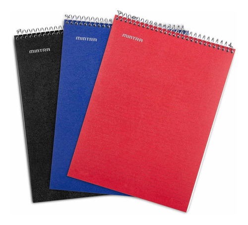 Mintra Office Top Bound - Cuadernos Con Espiral Duraderos Co