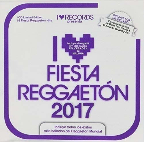 Varios Interpretes - I Love Fiesta Reggaeton 2017  Cd