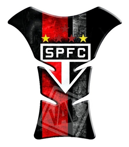 Adesivo 3d Tankpad Protetor Tanque São Paulo Spfc