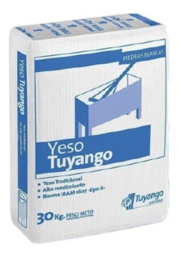 Yeso Tuyango Tradicional X 30 Kg - Corralón Garay 3549