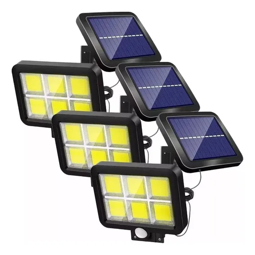 comprar Pack X3 Foco Led Exterior Focos Solares Luz Led Sensor 4025