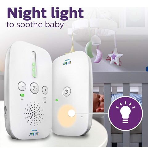 Philips Avent Audio Baby Monitor Dect Scd503/26, Blanco