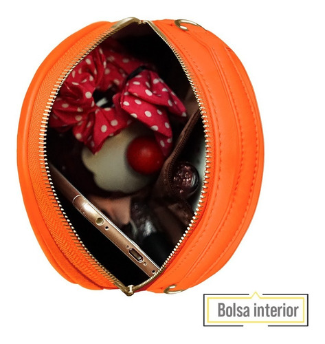 Imagen 6 de 7 de Bolsa Para Mujer Round Fy. Mediana, Bolsa Para Dama Juvenil