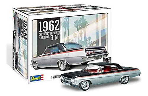 Revell 85-4466 1962 Chevy Impala 3'n1 Escala 1:25 182 Piezas