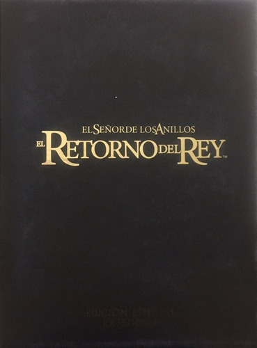 El Señor De Los Anillos El Retorno Del Rey Extendida Dvd