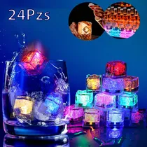 Comprar Goodea 24 Hielo Luz Led Sumergible Bebidas Fiesta Evento Batucada Producto Colores Hielo Led Luminosos Multicolor Fiesta Club Barbebid. Decoracion fiesta, Decoracion boda, cubo hielo led, hielos de
