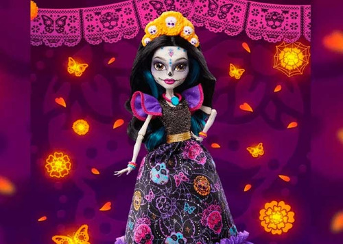 Skelita Calavera Monster High 2023 Día De Muertos