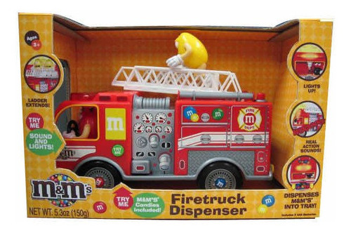 Dispensador De Dulces Americano Importado M&ms® Bombero