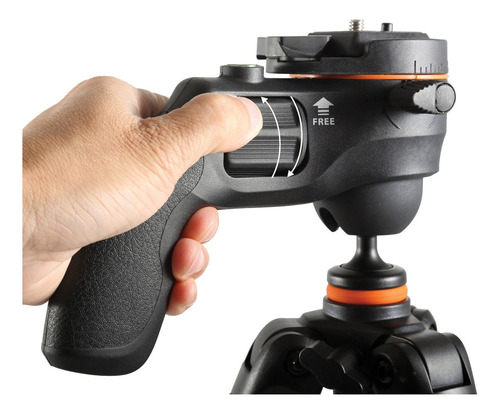 Tripé com cabeça de pistola Vanguard Espod Cx 233agh Gh-20 Gta