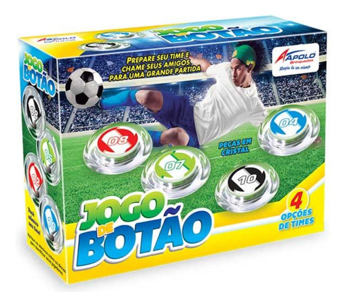 Jogo Futebol De Botão Brasil - Apolo