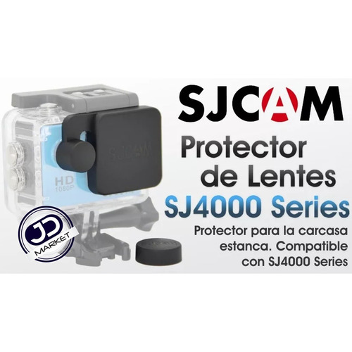 Imagen 2 de 5 de Kit Protectores De Lente Cámara Y Lente Carcasa Sjcam Sj4000
