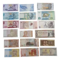 Comprar Combo 18 Billetes Coleccion Internacionales Unc Sin Circular