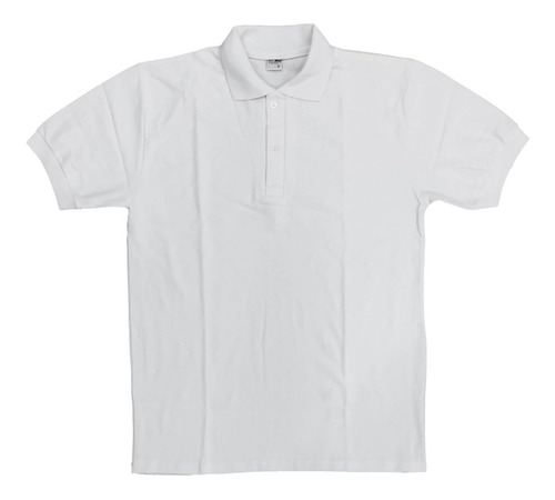 Chemise Blanca Unicolor Unisex Qantik Talla Ss A Xl