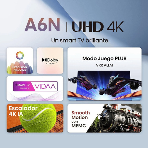 Televisor Hisense 70 Pulgadas 70a6n 70 Uhd 4k Smart Tv