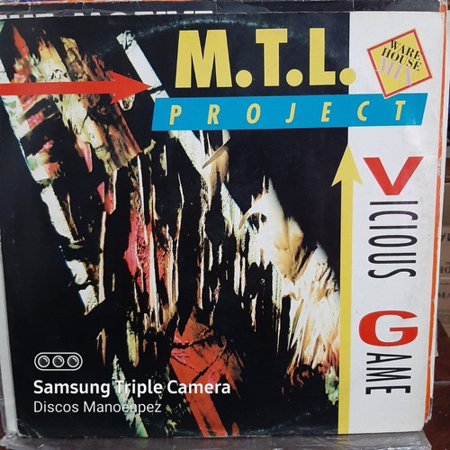 Vinilo M.t.l. Project Vicious Game Ware House Mix D2