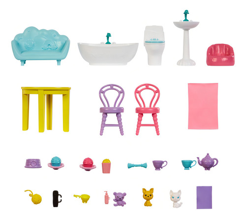 Set de juego Barbie Chelsea Dollhouse 360 3+ Hck77 Mattel