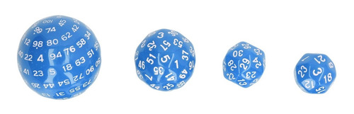 Juego Completo De 15 Dados Poliédricos Acrílicos D3 A D100