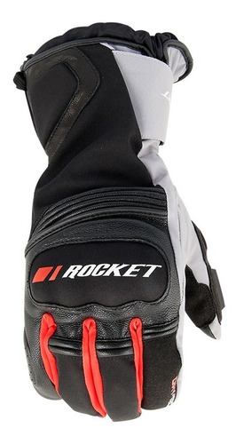 Guantes Largos Moto Calle Joe Rocket Meteor Rojo Blanco