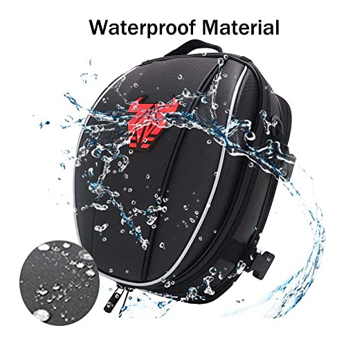 Bolsa Trasera Motocicleta Mochila Impermeable - 12-15l ...
