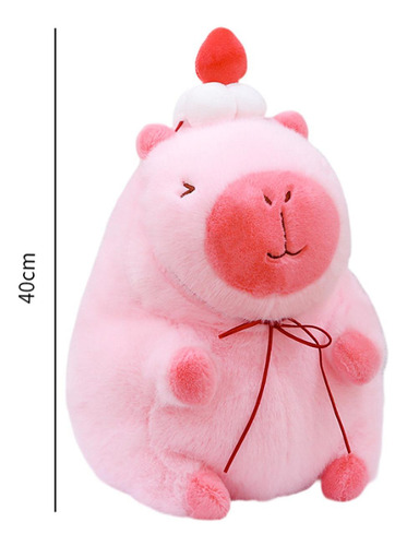 Brinquedo De Pelúcia Boneca Dos Desenhos Topo Com Bolo 40cm