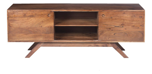 The Urban Port Mid Century - Mueble De Tv De Madera De Acaci