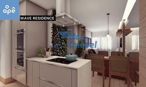 Imagem 5 de 18 de Rua 18 Residencial Wave 1 Quarto 1 Vaga 37m² Ac Financ Fgts Mobiliado Decorado - Meuimm369 - 69612487