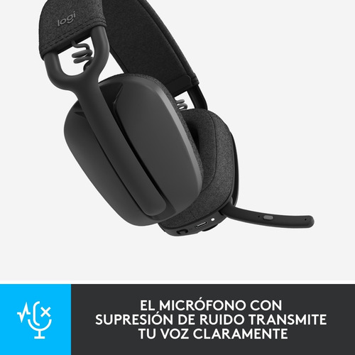 Imagen 3 de 10 de Audifono Bluetooth Logitech Zone Vibe 100 Grafito