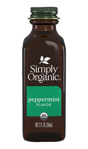 Simply Organic Peppermint Flavor Saborizante Menta 59ml