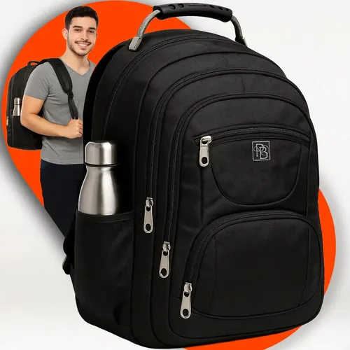Mochila Masculina Faculdade Impermeável Para Notebook Resistente ...