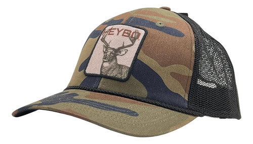 Heybo Outdoors Duck Hunting Camo Trucker Hat Mesh Back Camo