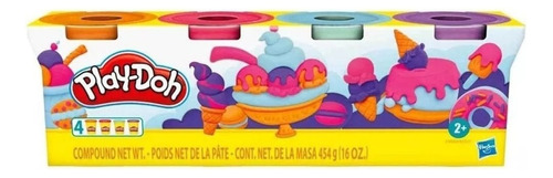 Play Doh Paquete Con 4 Masas Para Helado